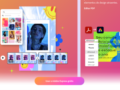 reprodução do site Adobe Express