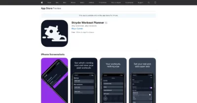  Stryde Workout Planner