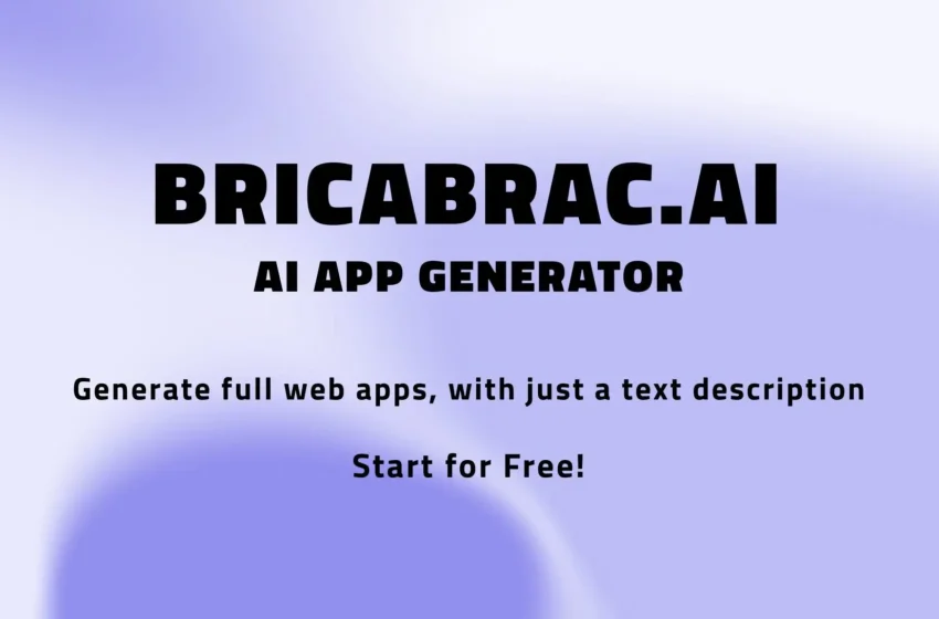  Bricabrac: A Revolução dos Aplicativos com Inteligência Artificial.
