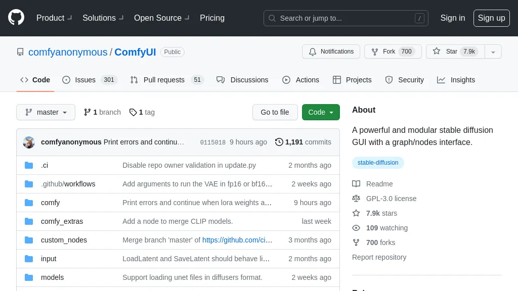 ComfyUI Github