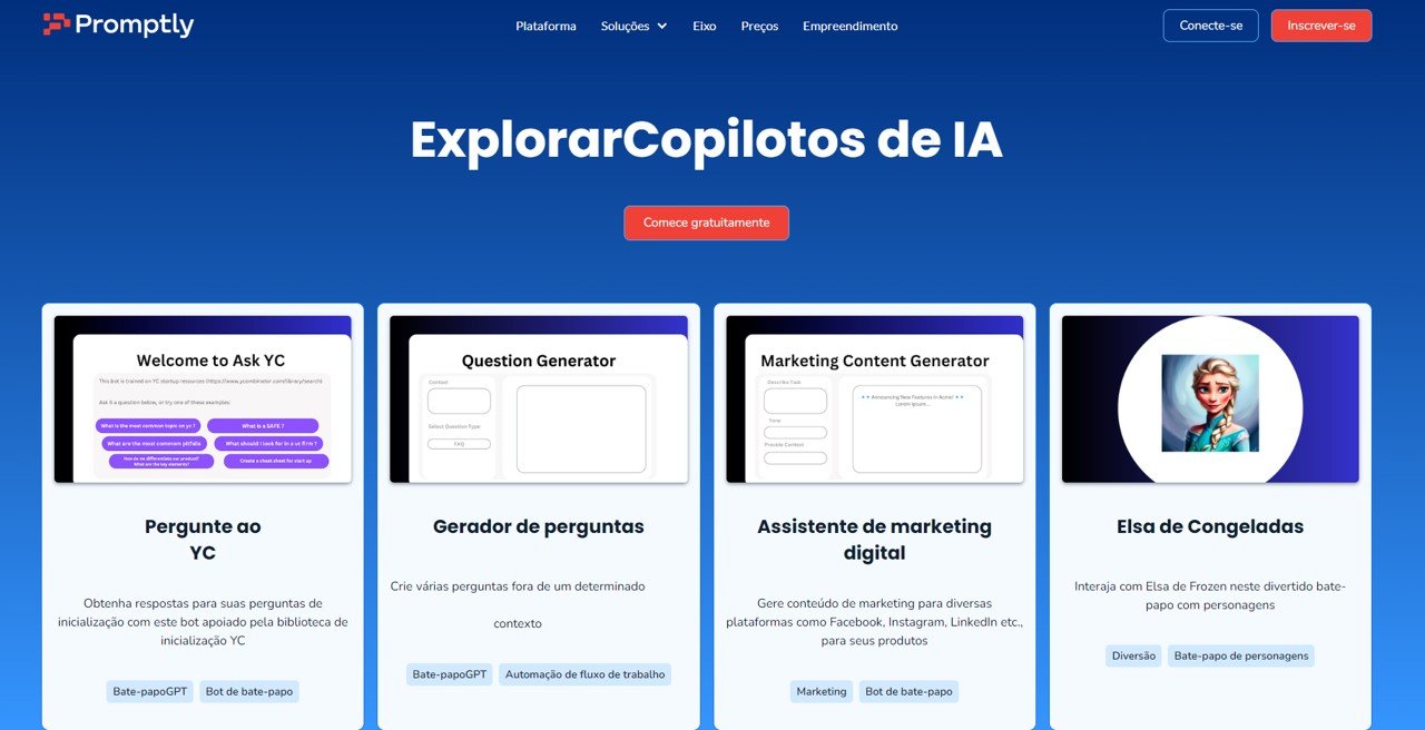 reprodução site promptly