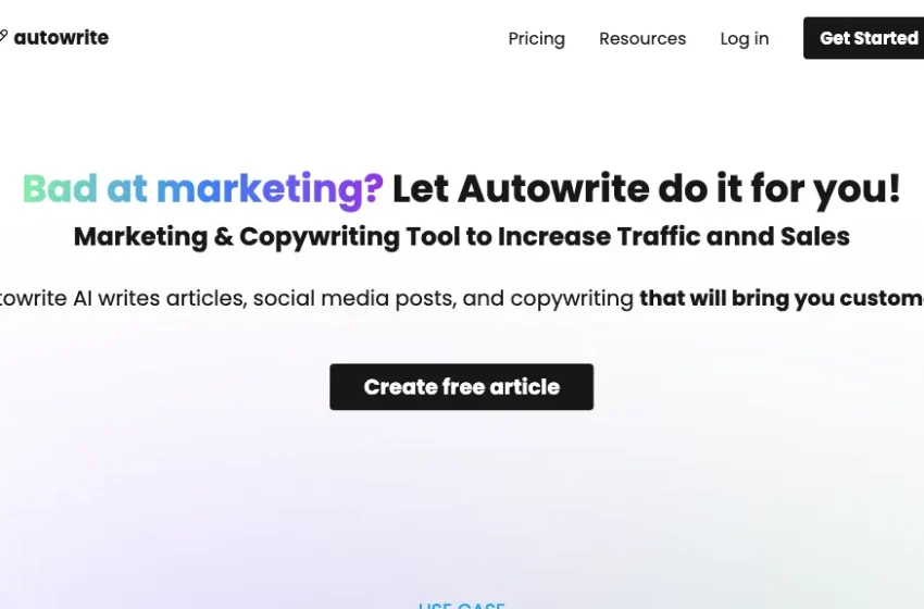  Autowrite