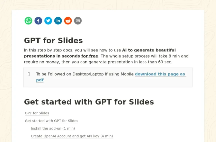  GPT for Slides