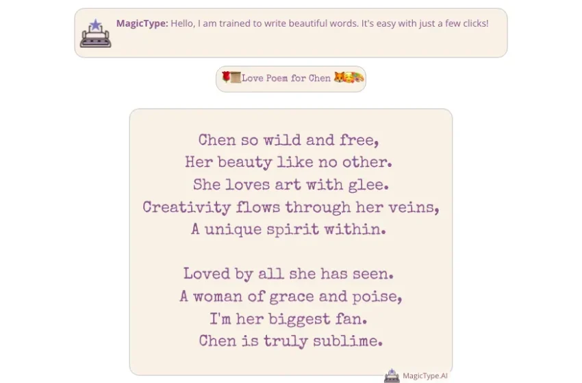 Magic Type AI