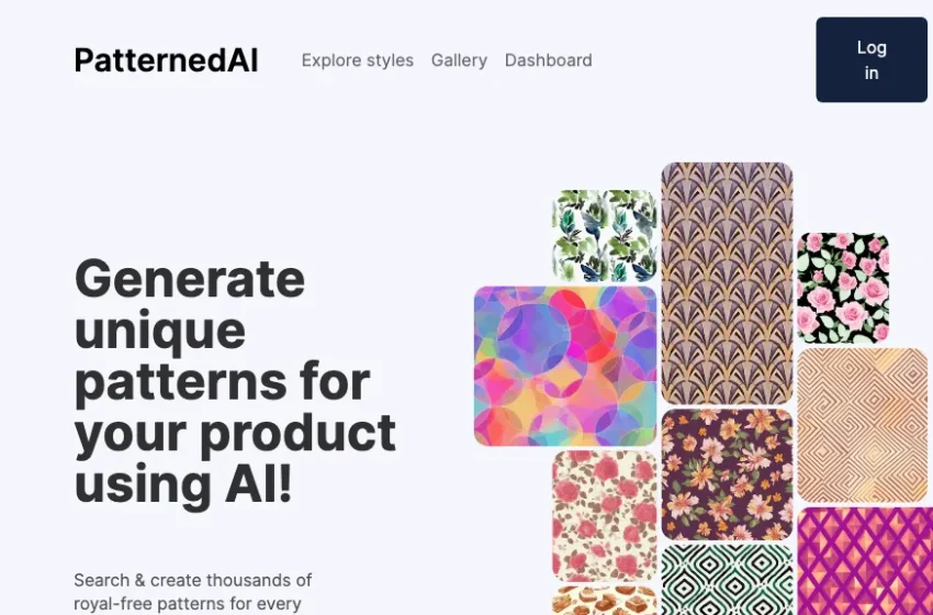  PatternAI: Crie designs únicos e personalizados para qualquer projet