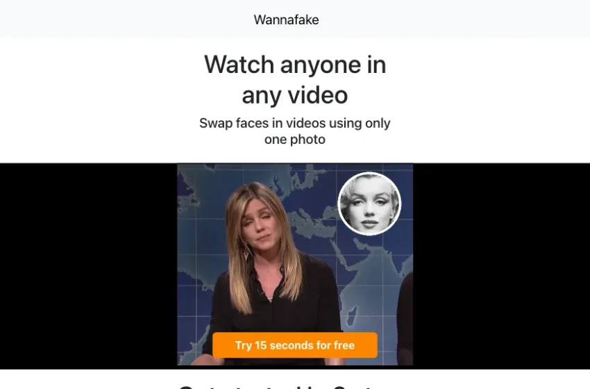  WannaFake: Uma ferramenta de troca de faces AI-powered