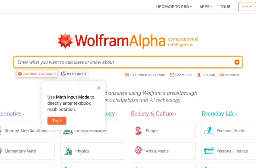  WolframAlpha