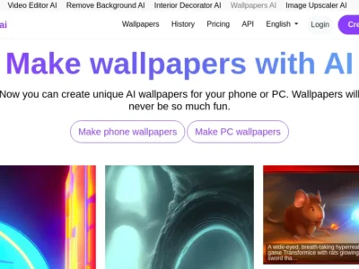  Wallpapers AI: ferramenta para criação de papéis de parede